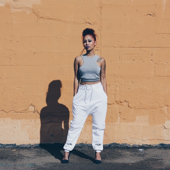 NEW HLZ BLZ White Convertible Sweats